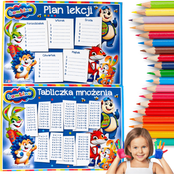 Wyprawka szkolna 2026 1-3 Bambino XXL BAMBINO Made in Poland