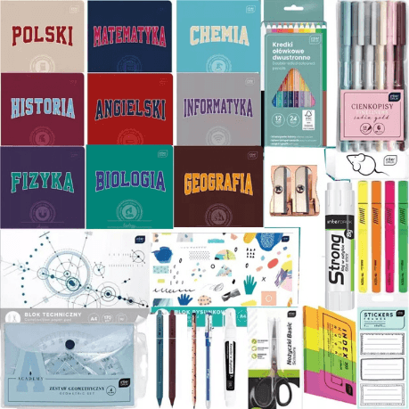 Mistrzowski Zestaw 2.0 -  wyprawka szkolna 4-8 Interdruk