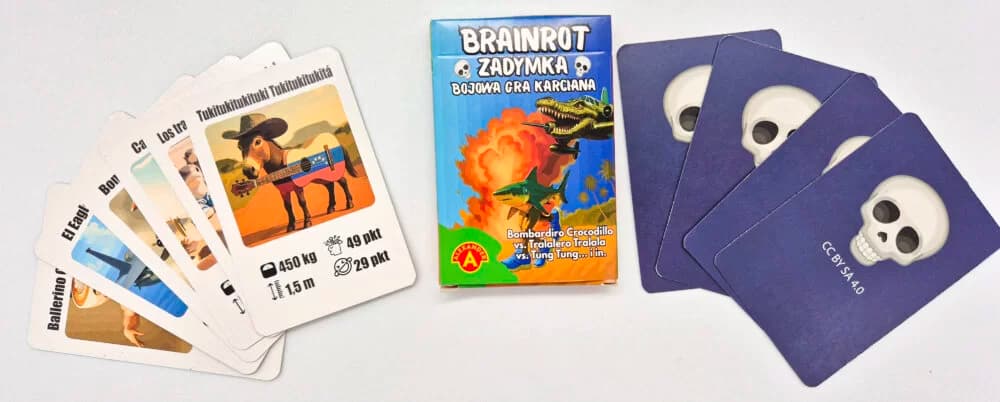 Brainrot zadymka - rodzinna gra karciana