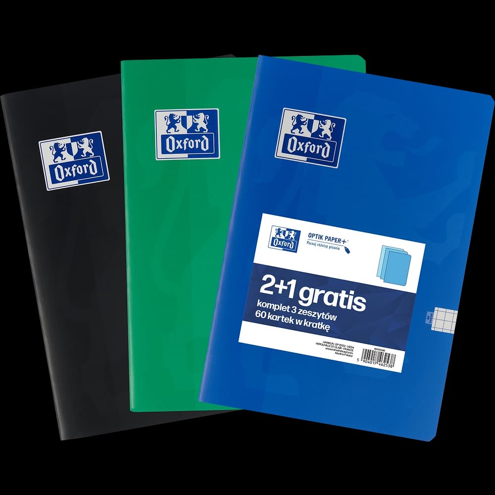 Zeszyty Oxford Esse 2+1 GRATIS