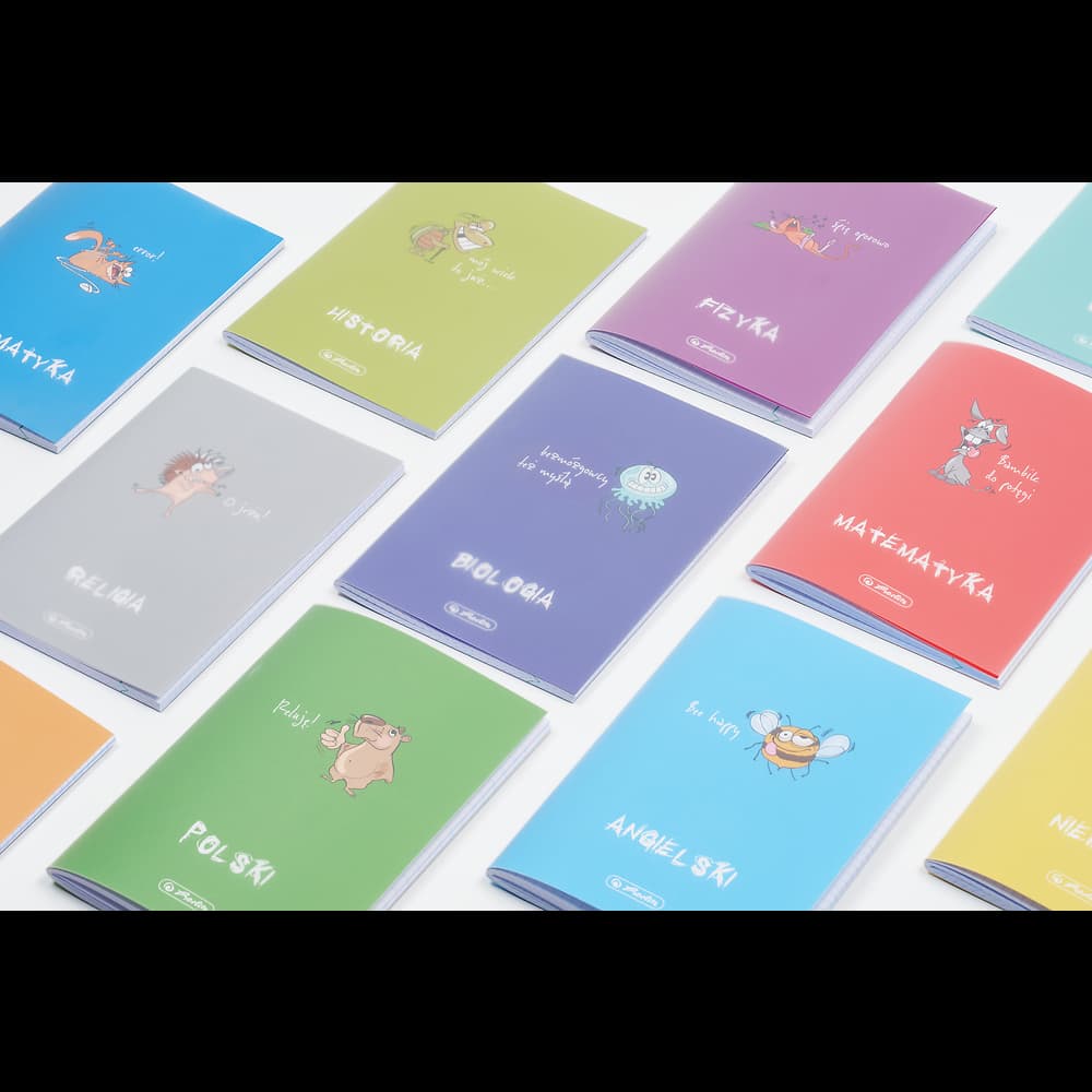 Zeszyty przedmiotowe Herlitz - 11 sztuk