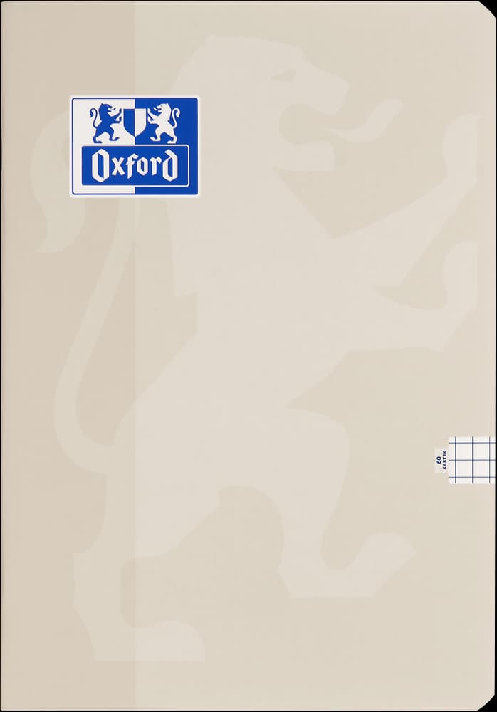 OXFORD Touch Pastel A5 60k w kratkę zestaw 5 sztuk