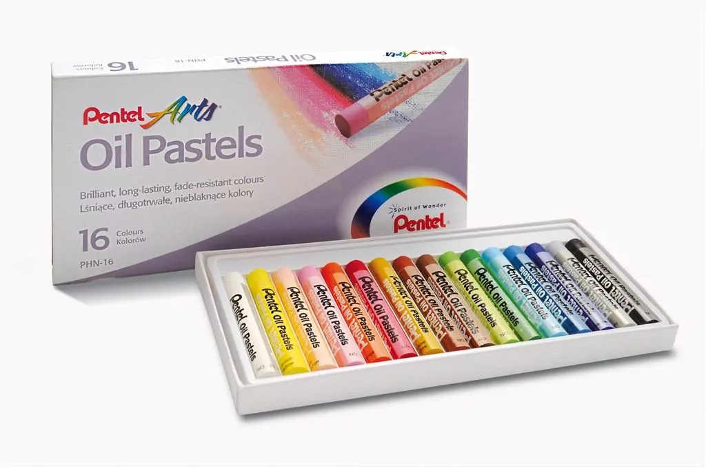 Pentel Pastele Olejne 16 kolorów